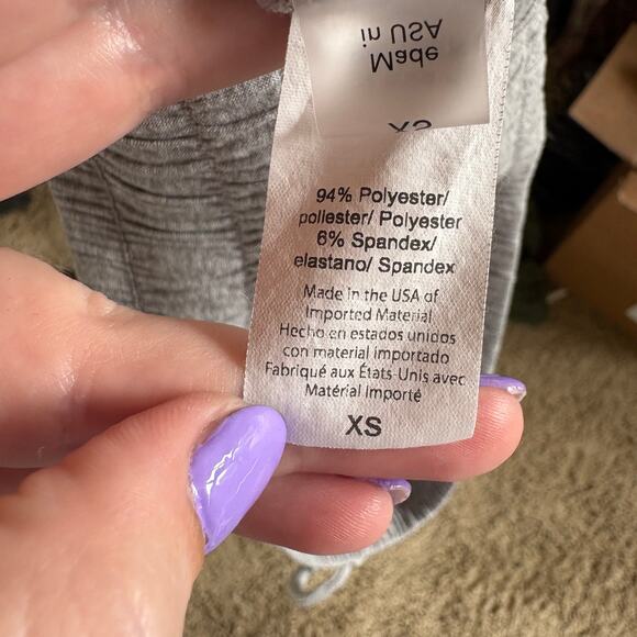 Beyond Yoga Gray Lounge MIni Shorts Workout Gym Comfy Elastic Waist Size XS - Picture 5 of 6